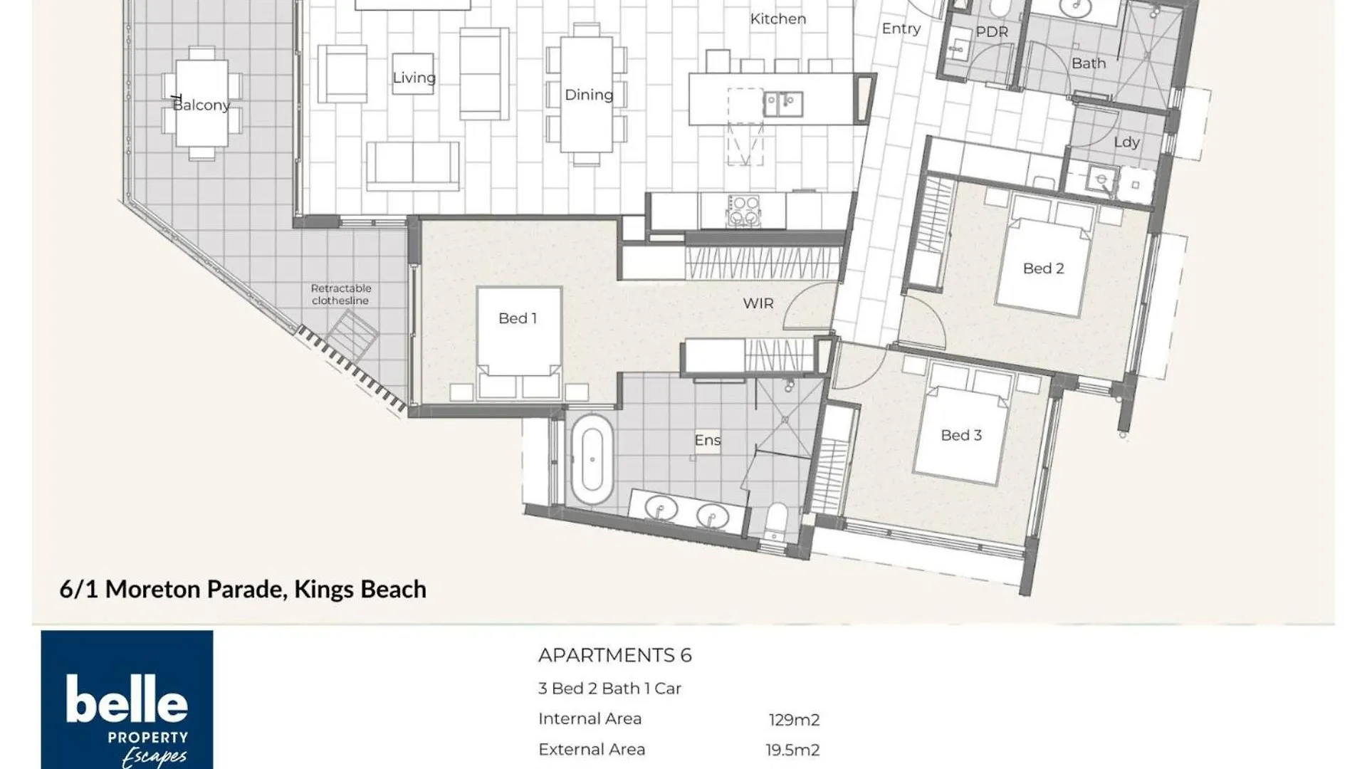 칼론드라 The Hamptons At Kings 아파트 오스트레일리아